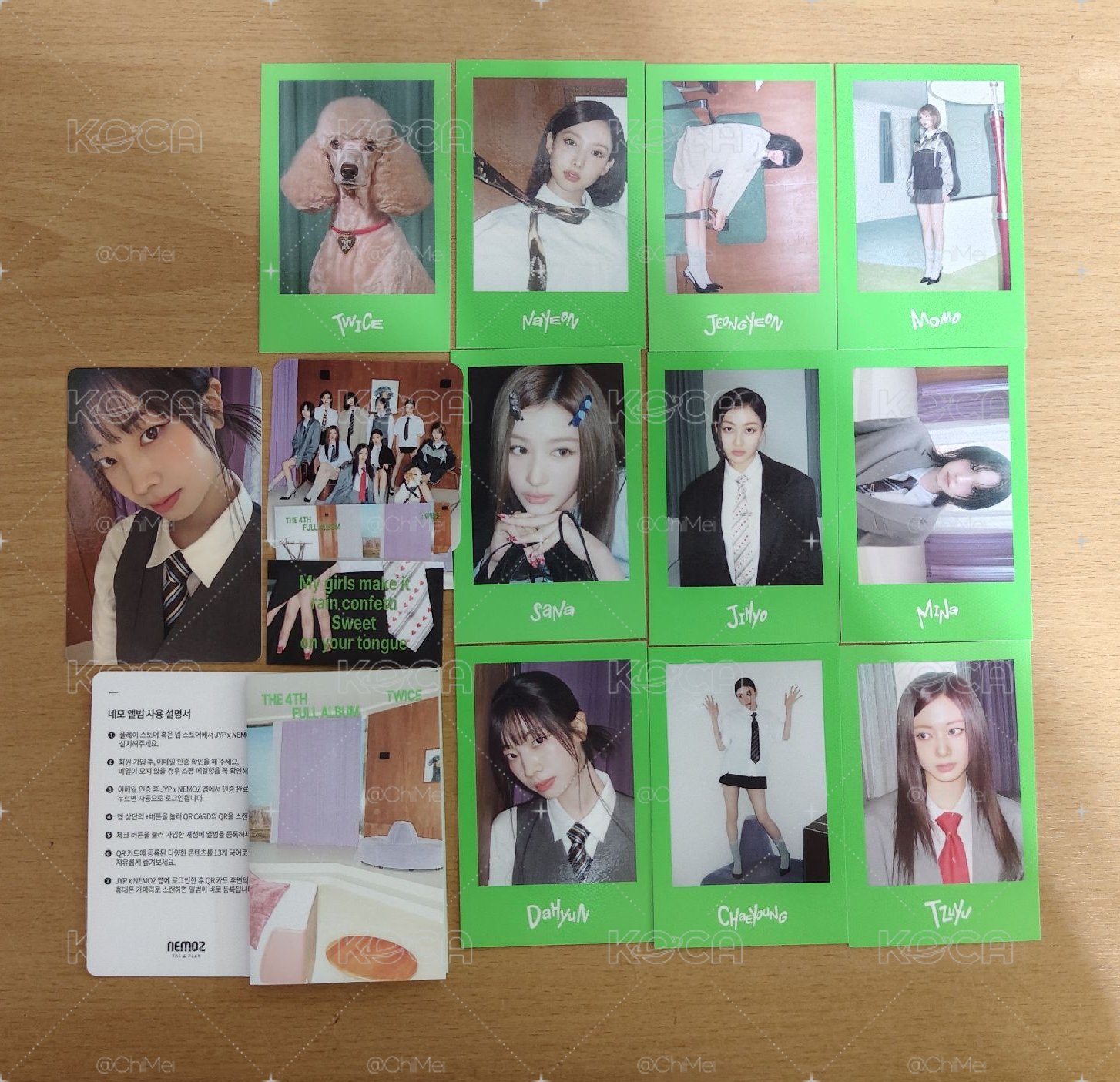 正規四 Polaroid ver. 專輯卡 For ver. 隨機卡