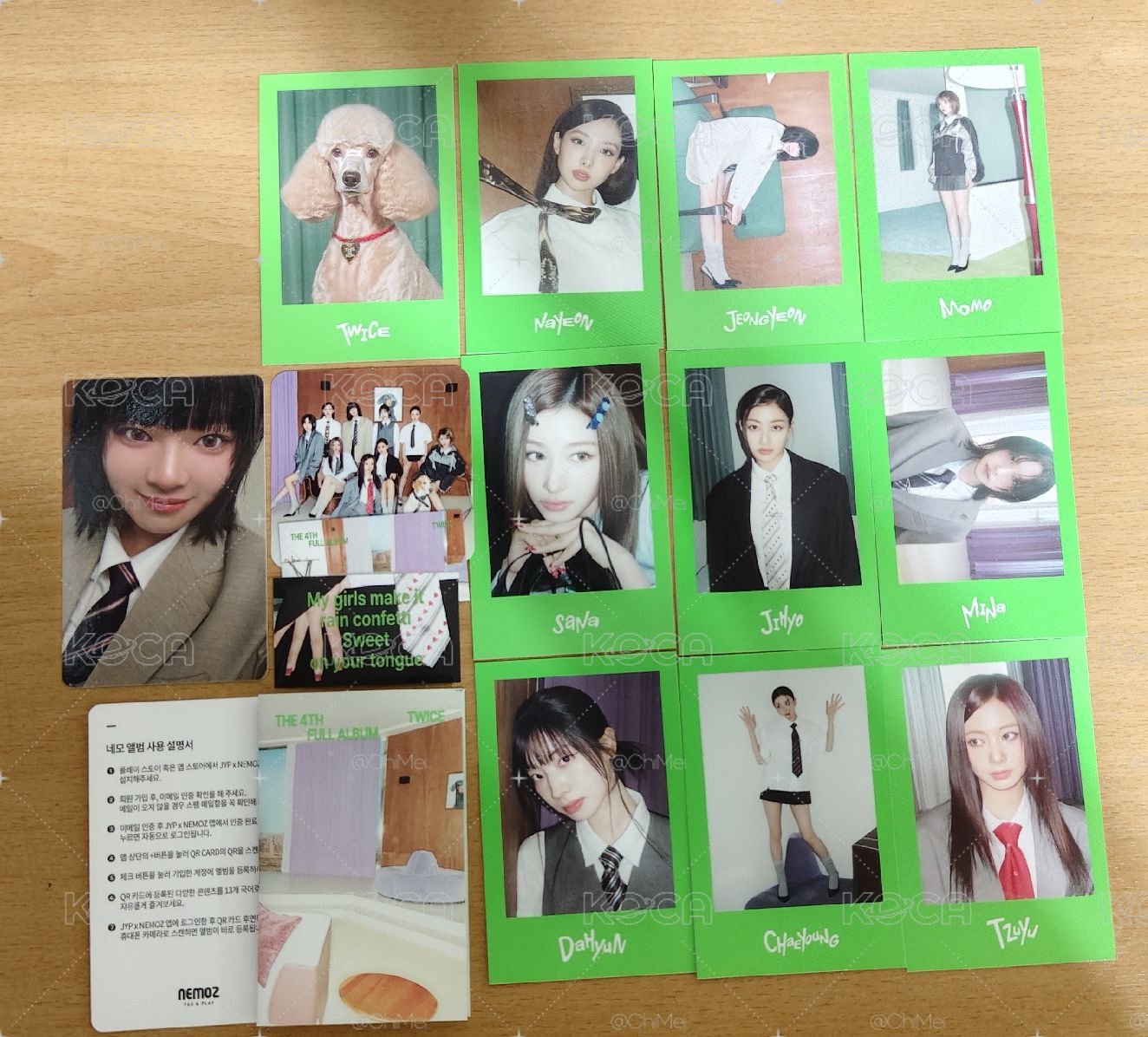 正規四 Polaroid ver. 專輯卡 For ver. 隨機卡