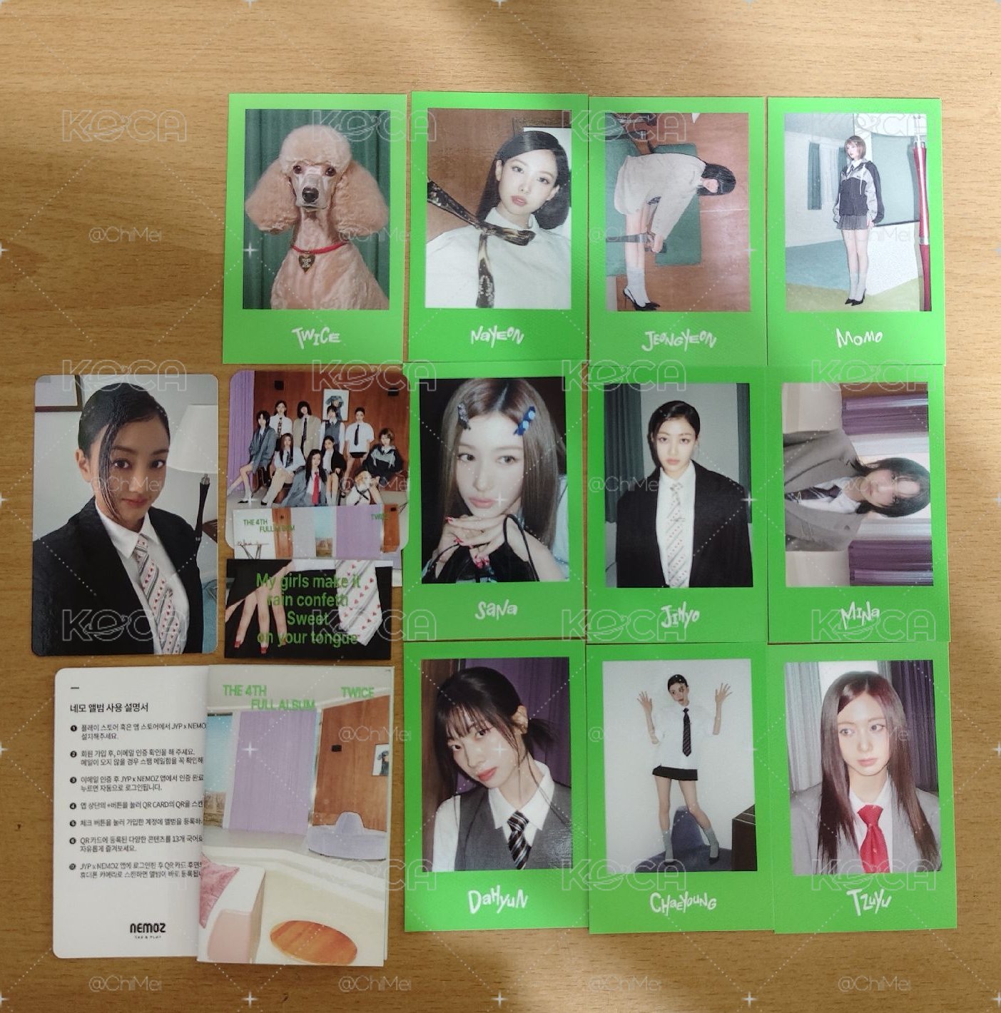 正規四 Polaroid ver. 專輯卡 For ver. 隨機卡