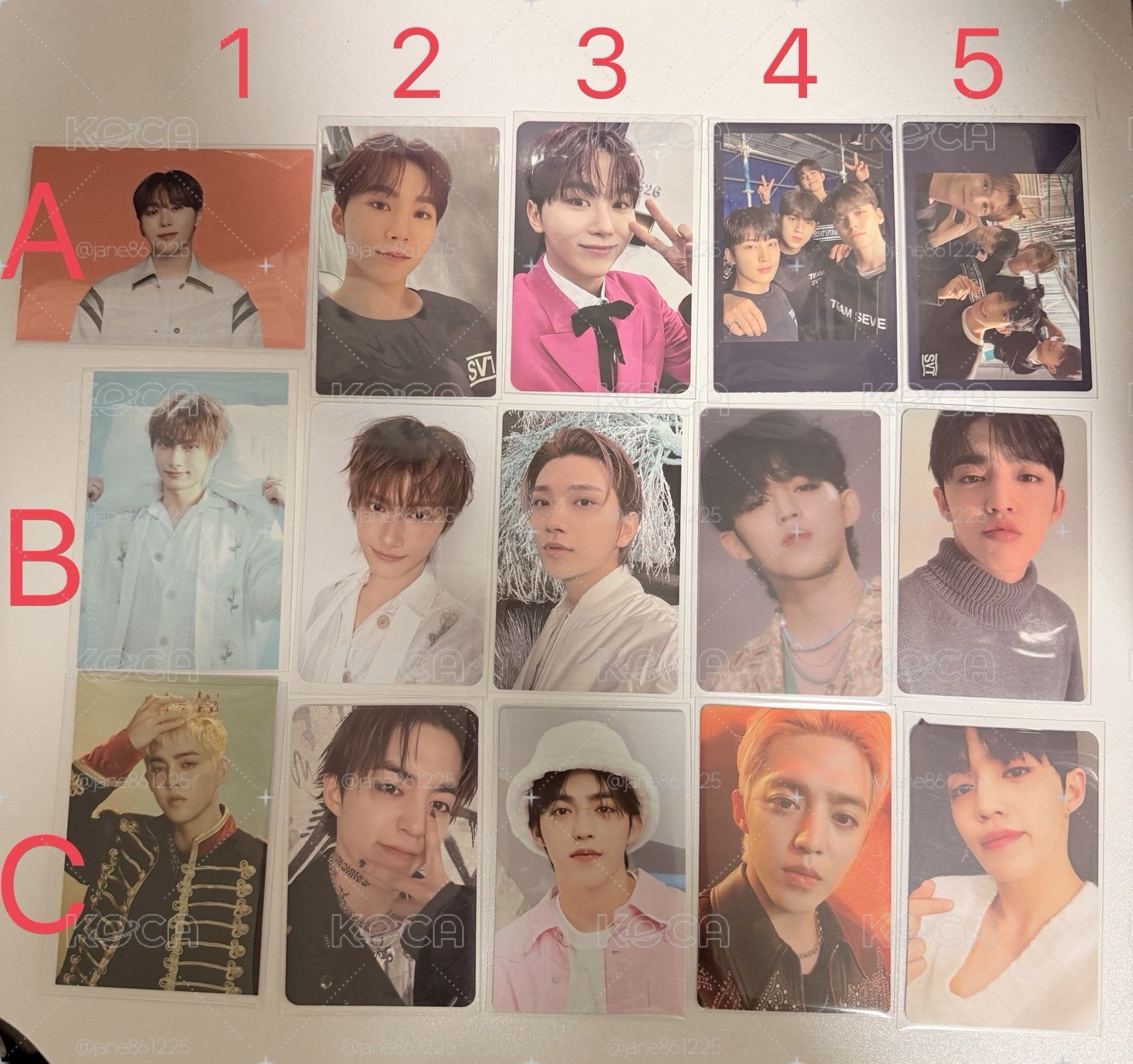 SEVENTEEN 小卡