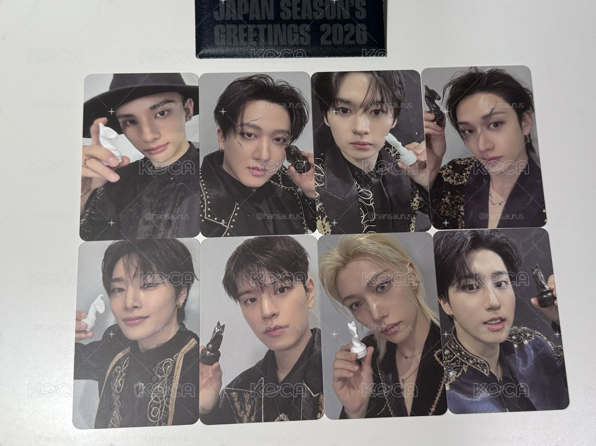 skz 2026 seasons greeting 日本年曆 小卡一套
