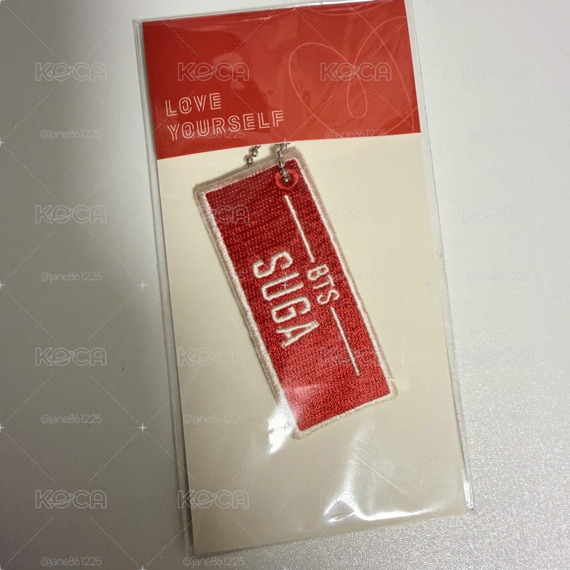 LY Tour SUGA 姓名牌 日巡