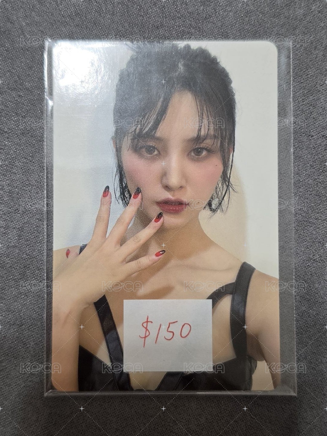 正花戳臉