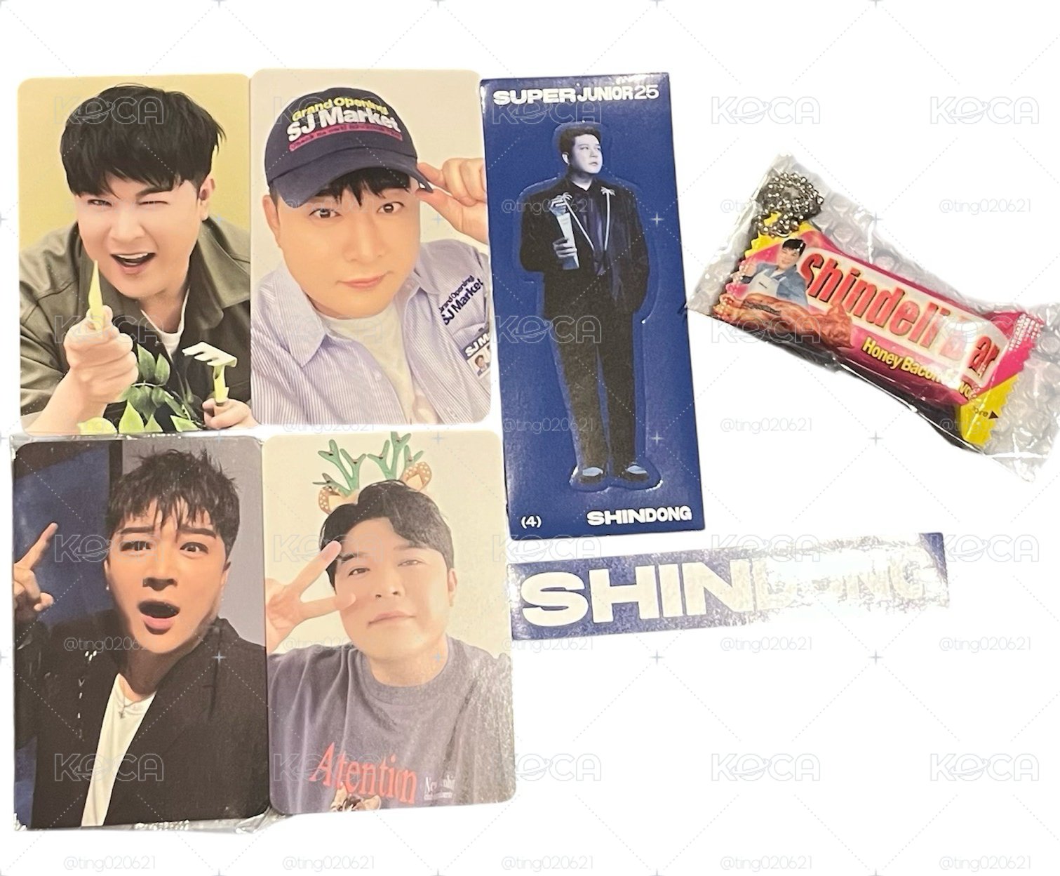 SJ 神童 小卡 零食吊飾 貼紙 Super junior