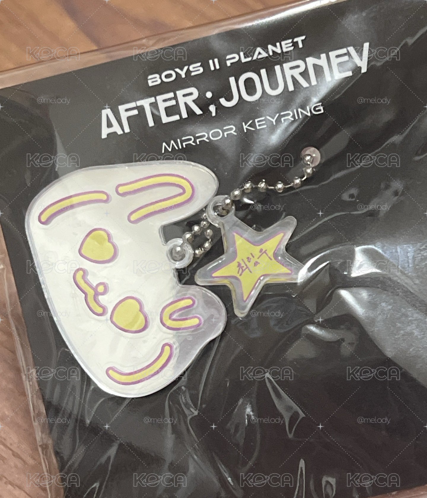 BOYS ll PLANET 아카이브男寶二展覧 鑰匙圈吊飾 崔立于 