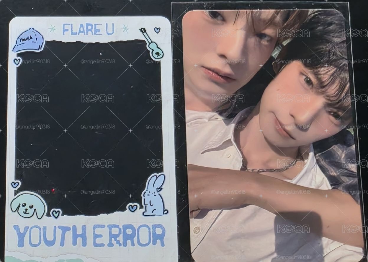 YOUTH ERROR k4 甜點卡 雙人特典卡 +YOUTH ERROR k4 周邊卡 飲料甜點透卡