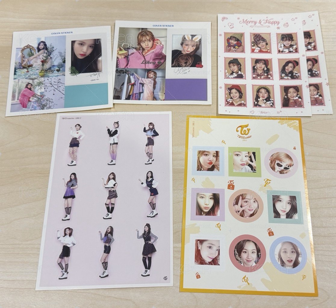 TWICE 各種專輯貼紙