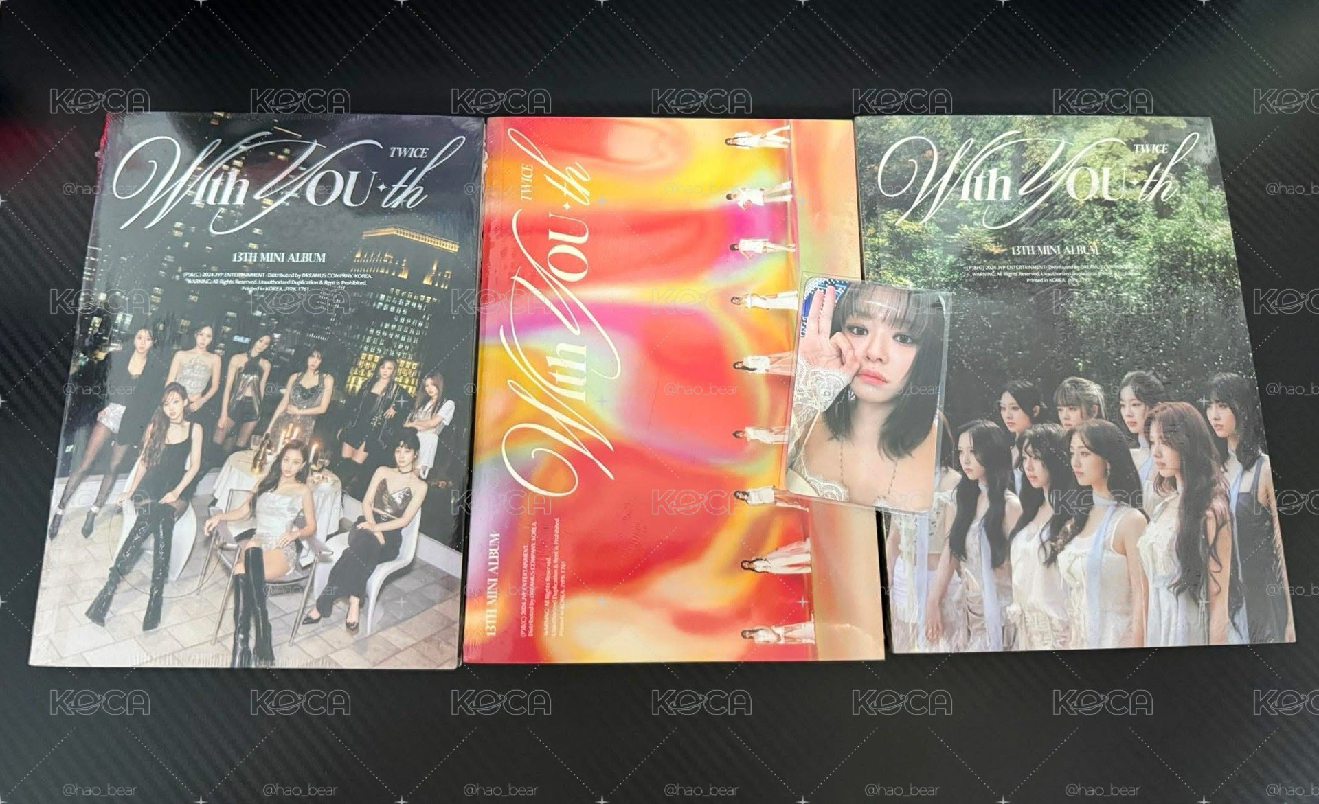 Twice 迷13 With YOU-th 專輯 三版一套