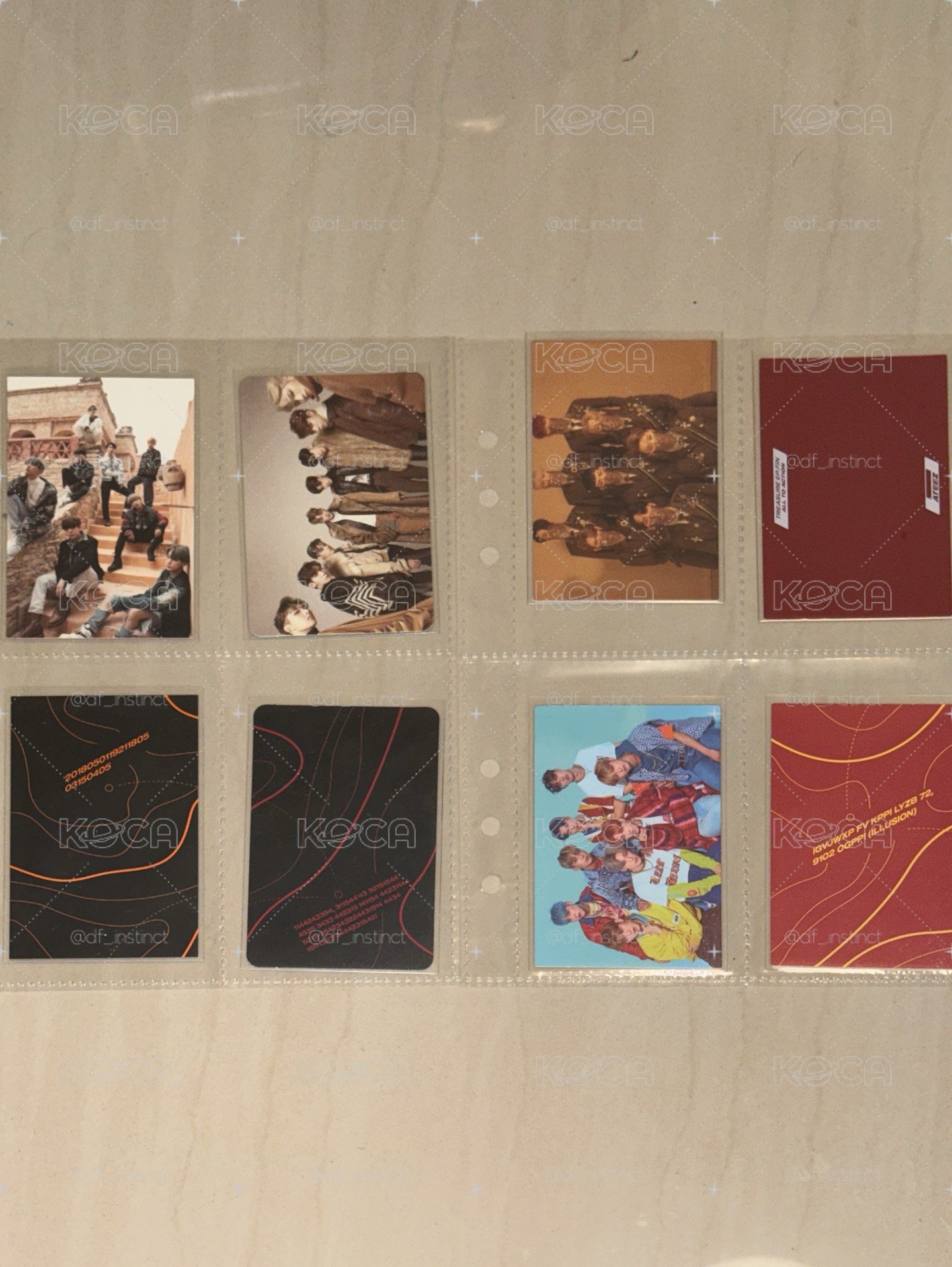 ATEEZ 早期團卡
