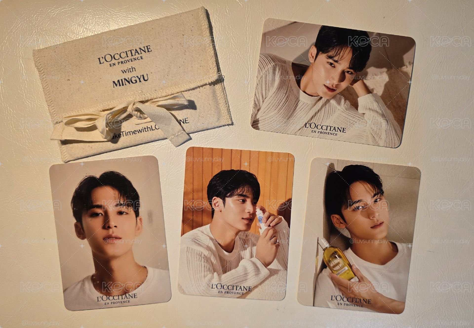 SVT Mingyu 金珉奎 歐舒丹 代言禮