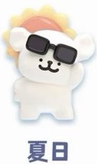天氣預報萌粒 夏日 公仔 