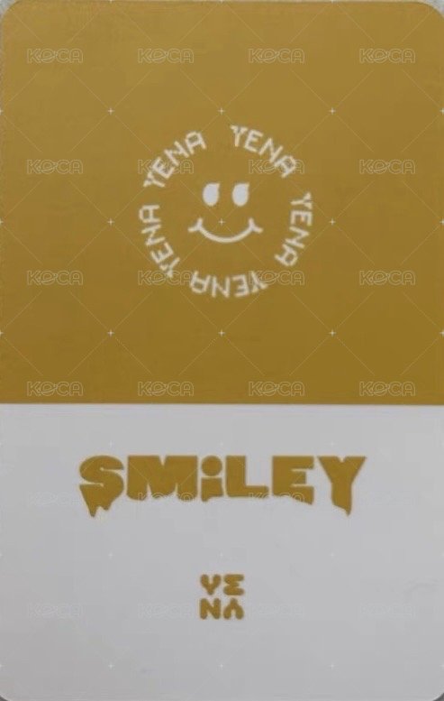 SMiLEY sw 線下1.0 簽售卡  背面