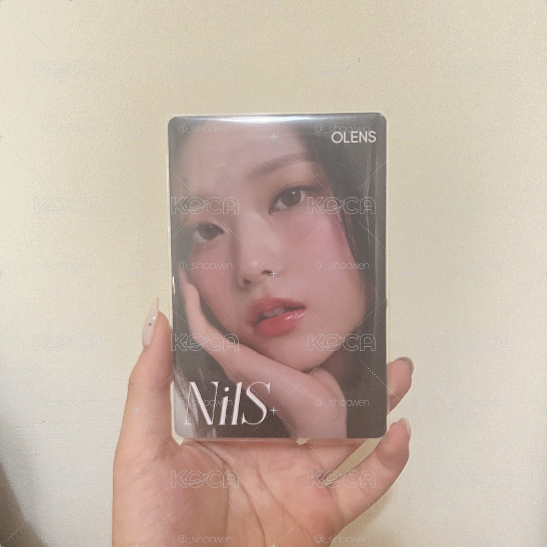 OLENS代言卡