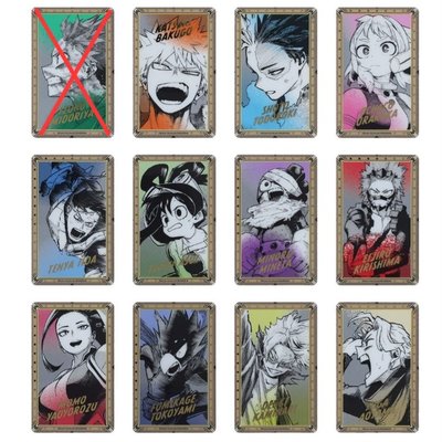 全新 僅拆檢／我的英雄學院 MHA 盲抽 燙金透卡 箔押透卡 原畫展