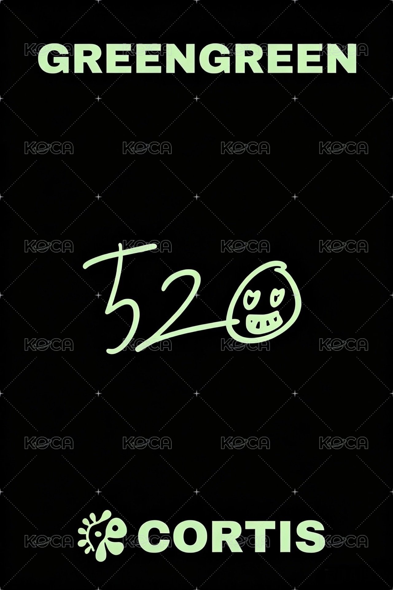 迷二 yzy 2.0 幸運卡  背面