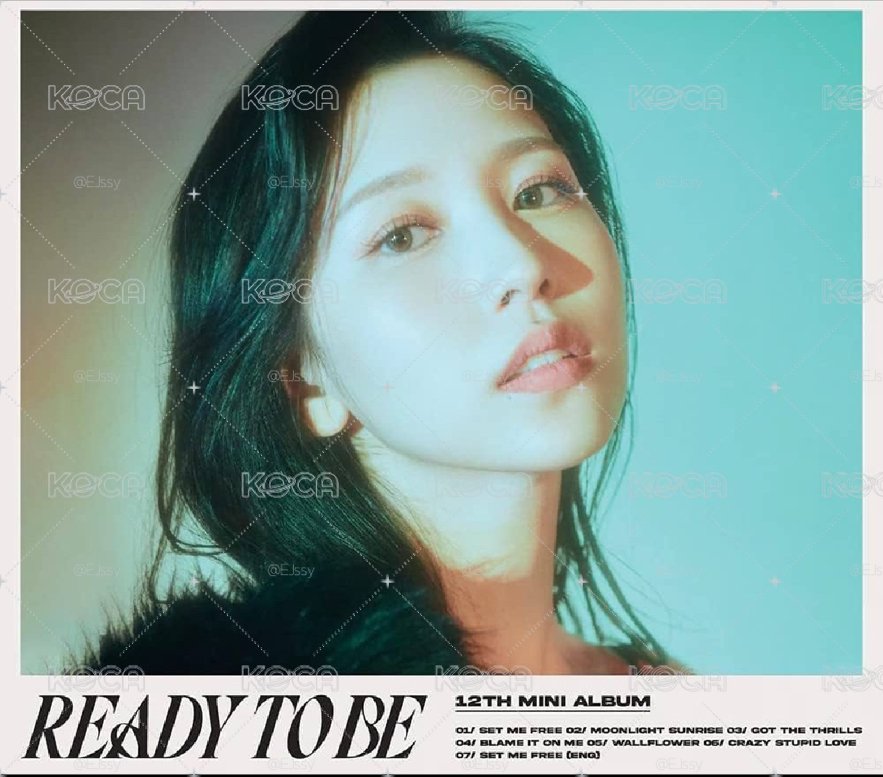 READY TO BE MINA單封