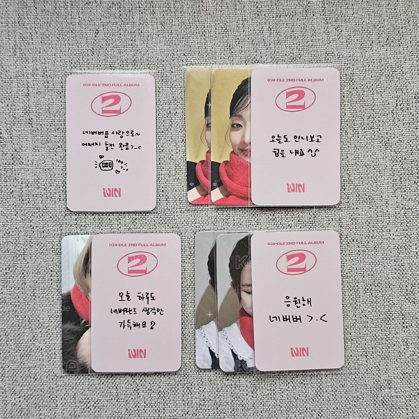 [ i-dle* ] AM線下簽售 紅色圍巾