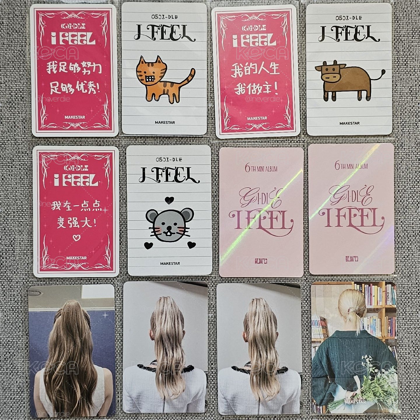 [ i-dle* ] 迷六 斗篷卡牌 小香風 捧花