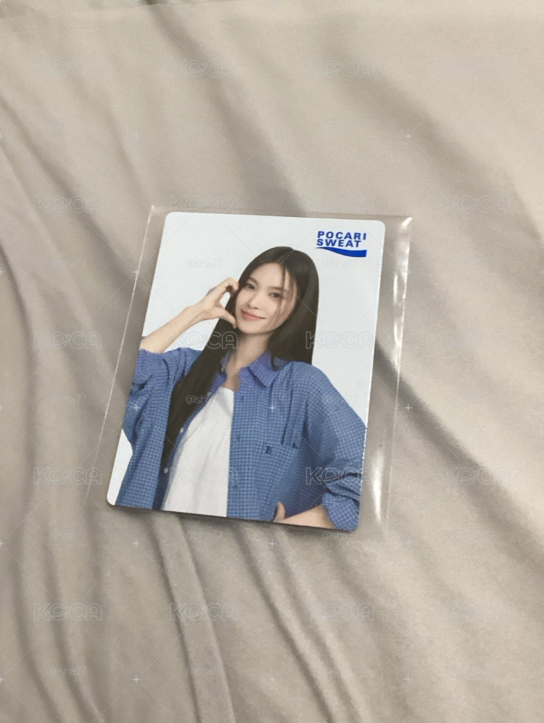 玧我寶礦力明信片 背面有簽名✍️