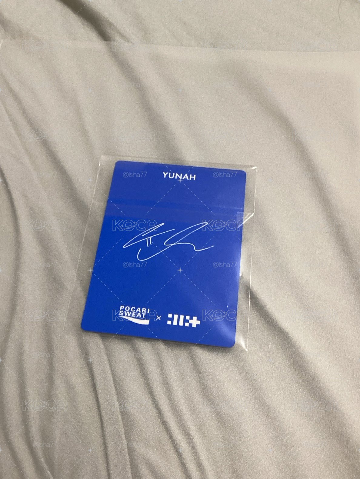 玧我寶礦力明信片 背面有簽名✍️