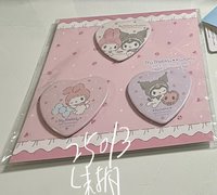  心型徽章美樂蒂、庫洛米