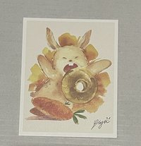 兔兔手繪明信片