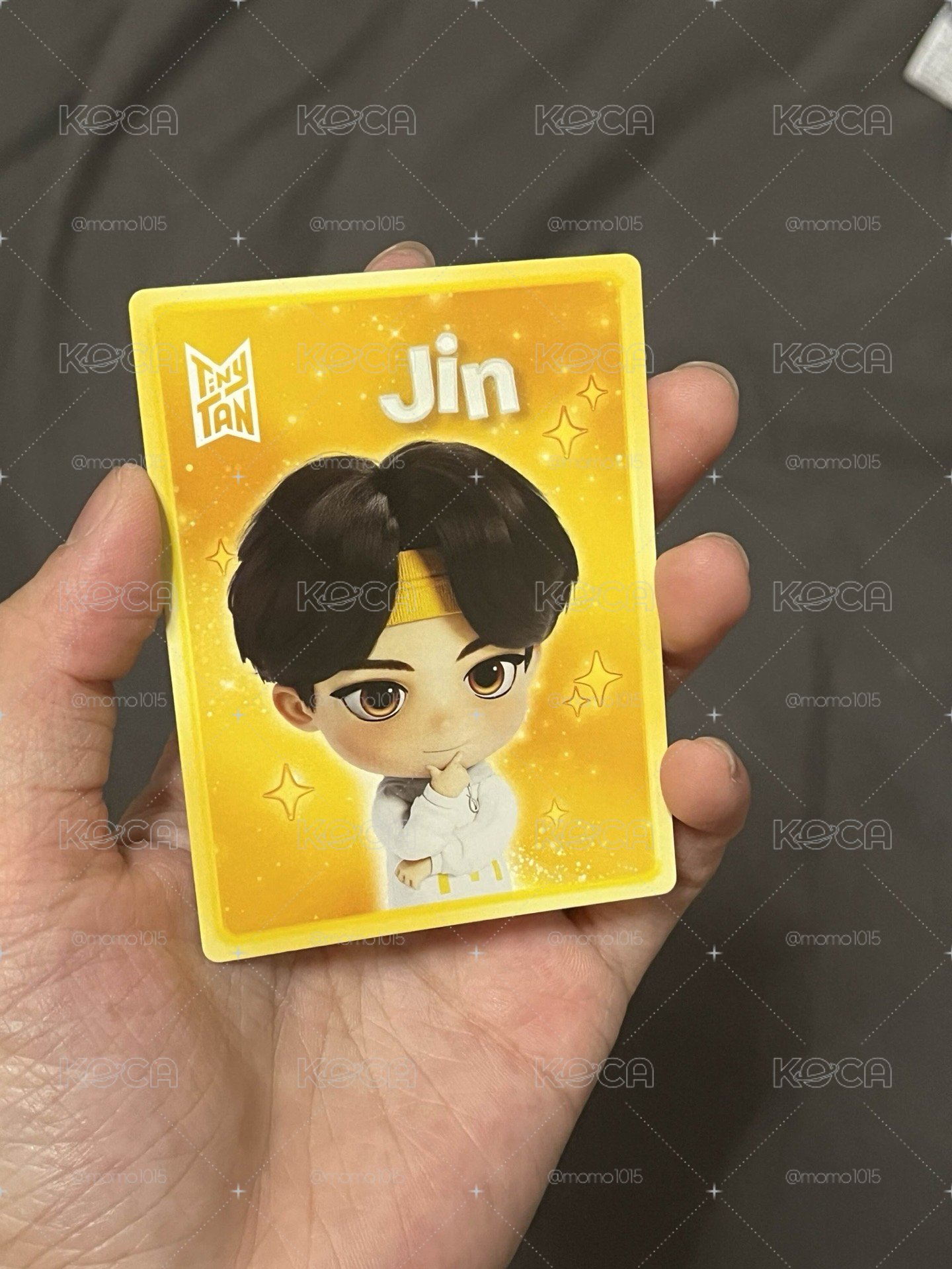 BTS JIN MCD麥當勞公仔含卡
