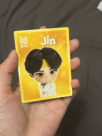 BTS JIN MCD麥當勞公仔含卡