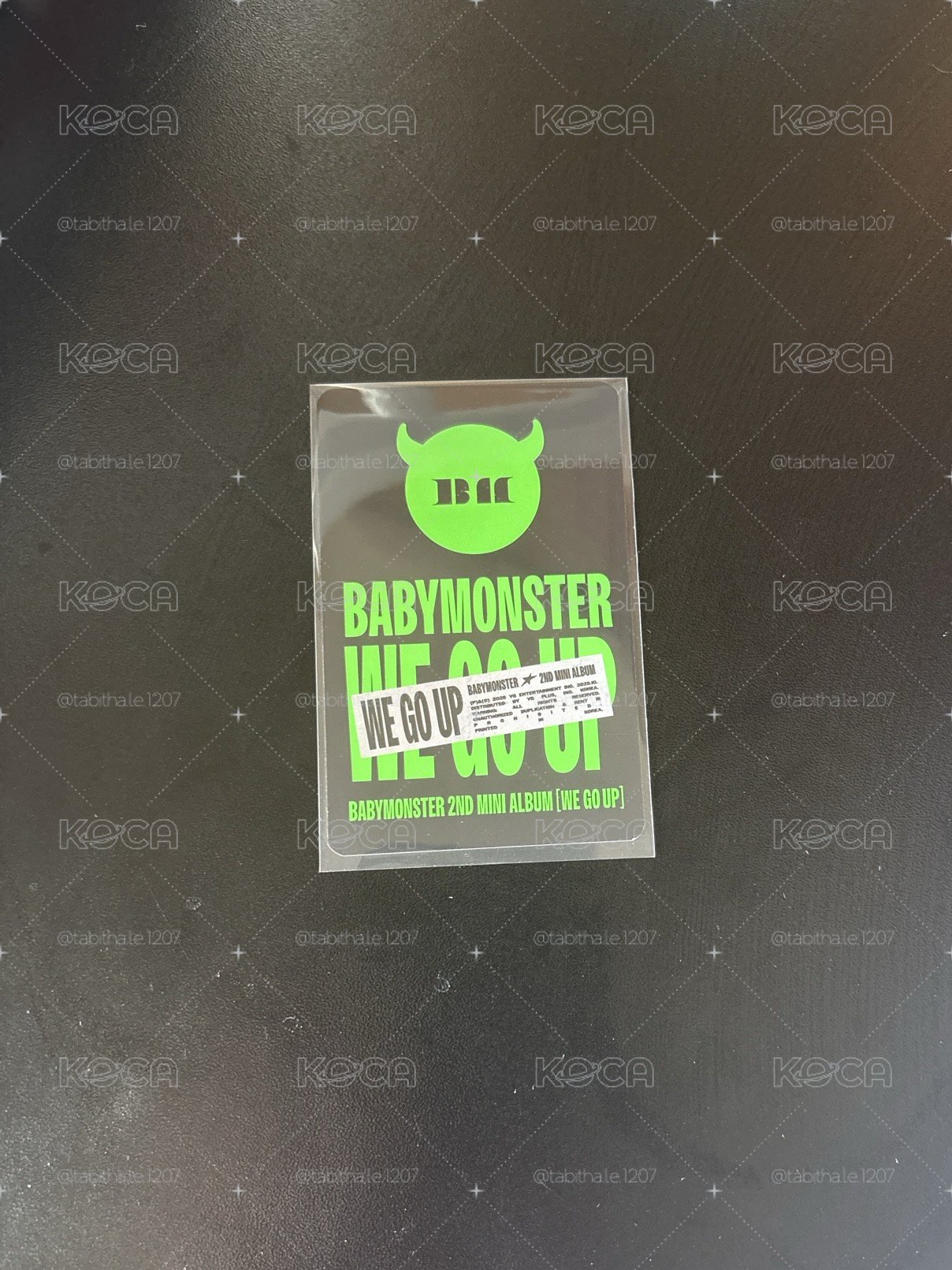WE GO UP 專輯卡 KEYRING ver.