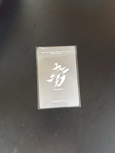 춤 (CHOOM) wvs 單封預售D Ver. 特典卡 
