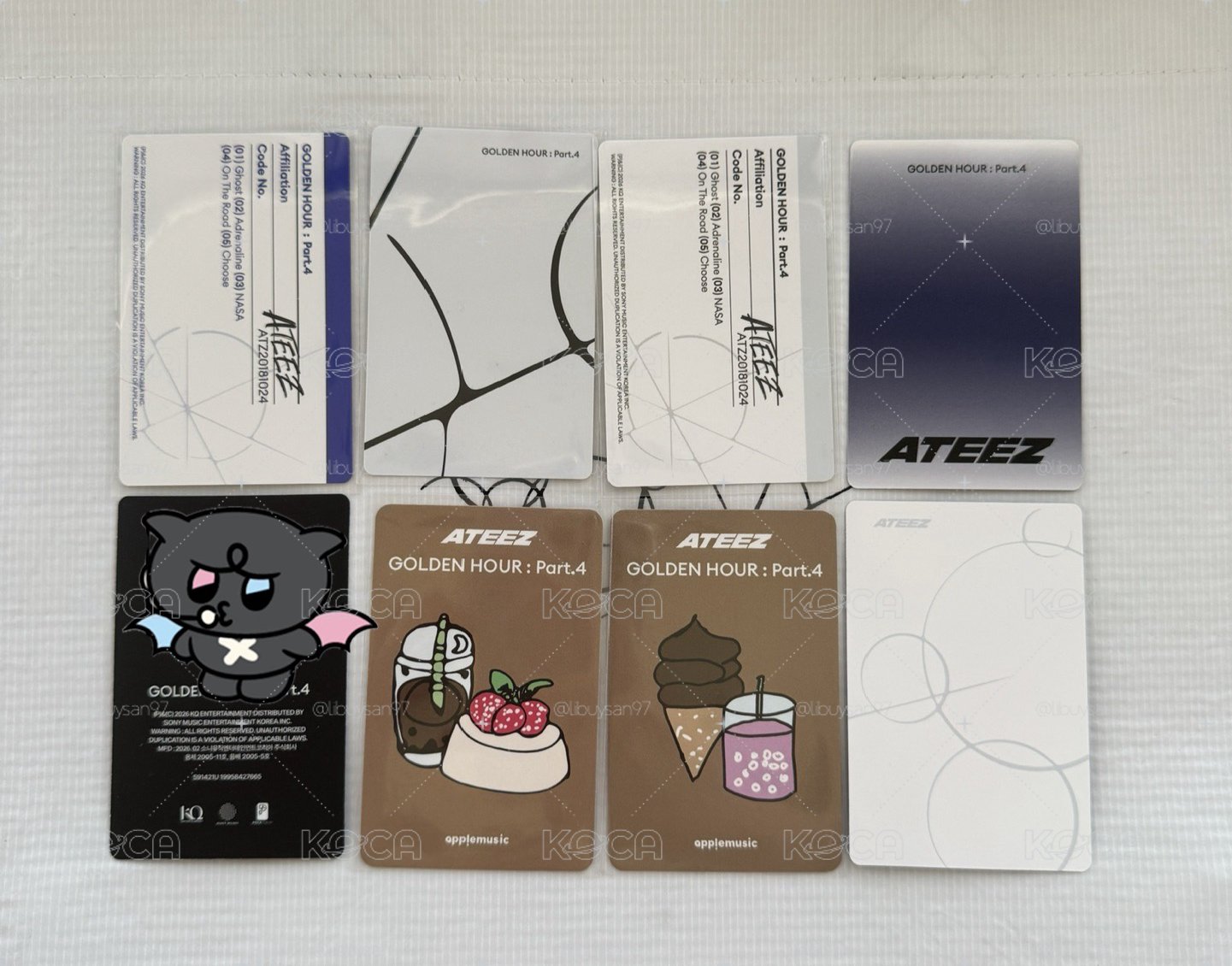 ATEEZ GH4小卡們