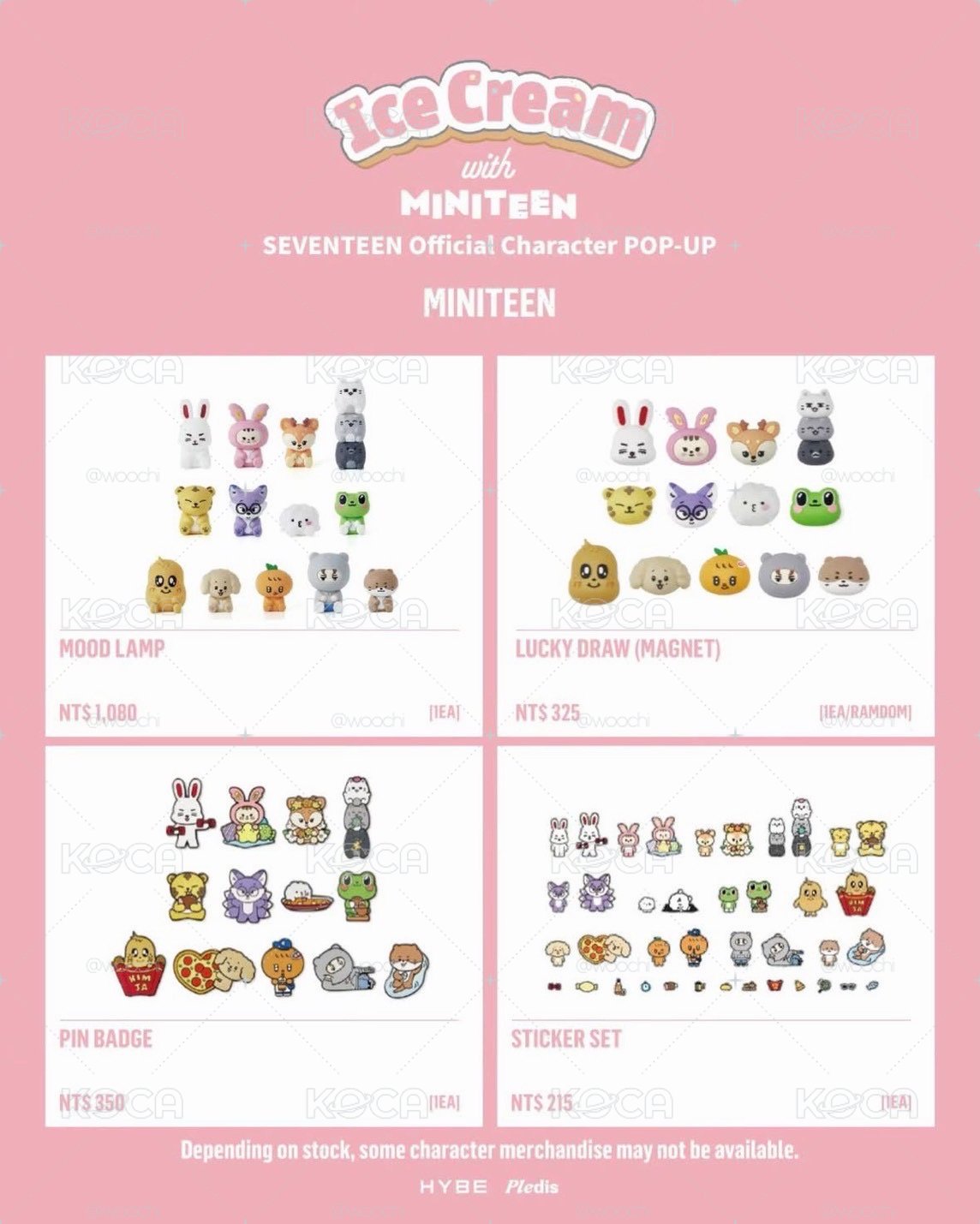 Miniteen台北快閃舊週邊代購