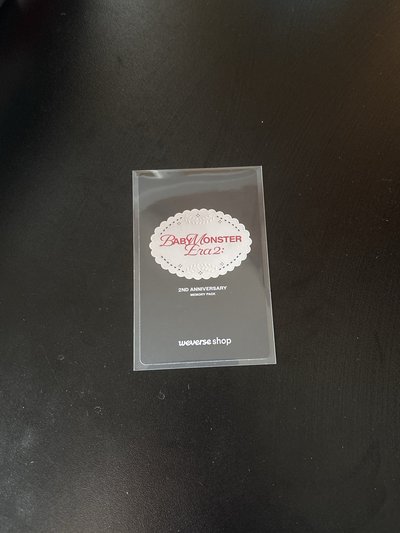 二週年回憶紀念寫真 wvs B 特典卡 
