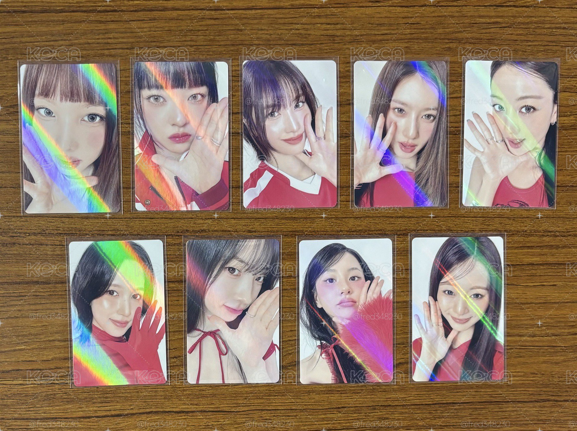 TWICE 年曆 特典  小卡