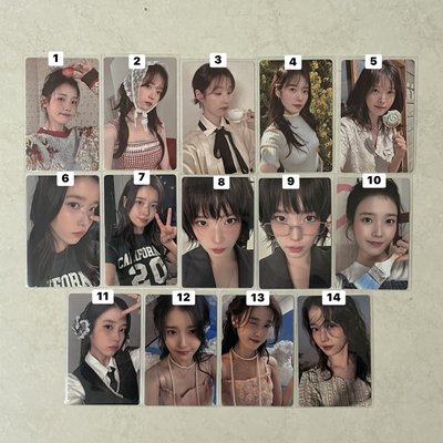 IU｜年曆/會員禮 小卡