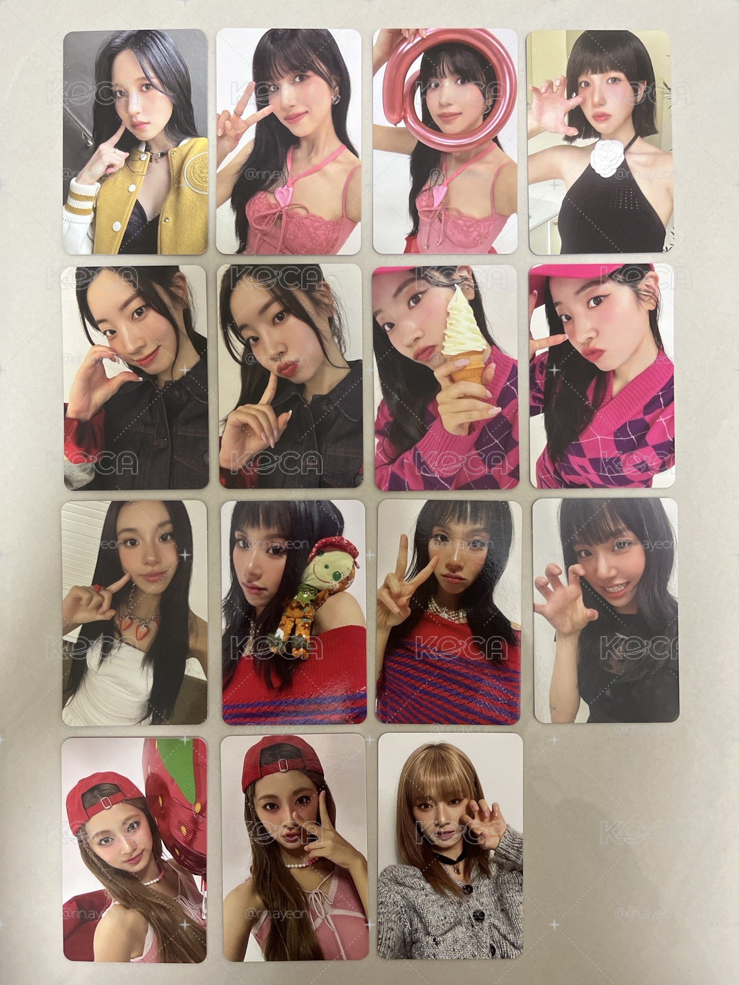 Twice 迷14 專卡 米多彩瑜