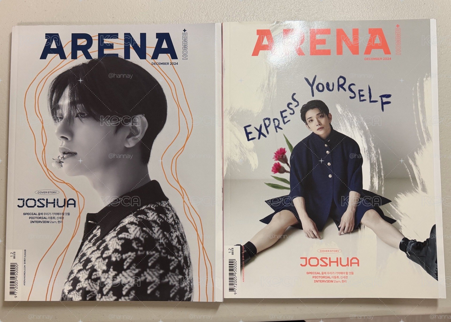 SEVENTEEN joshua 洪知秀 雜誌
