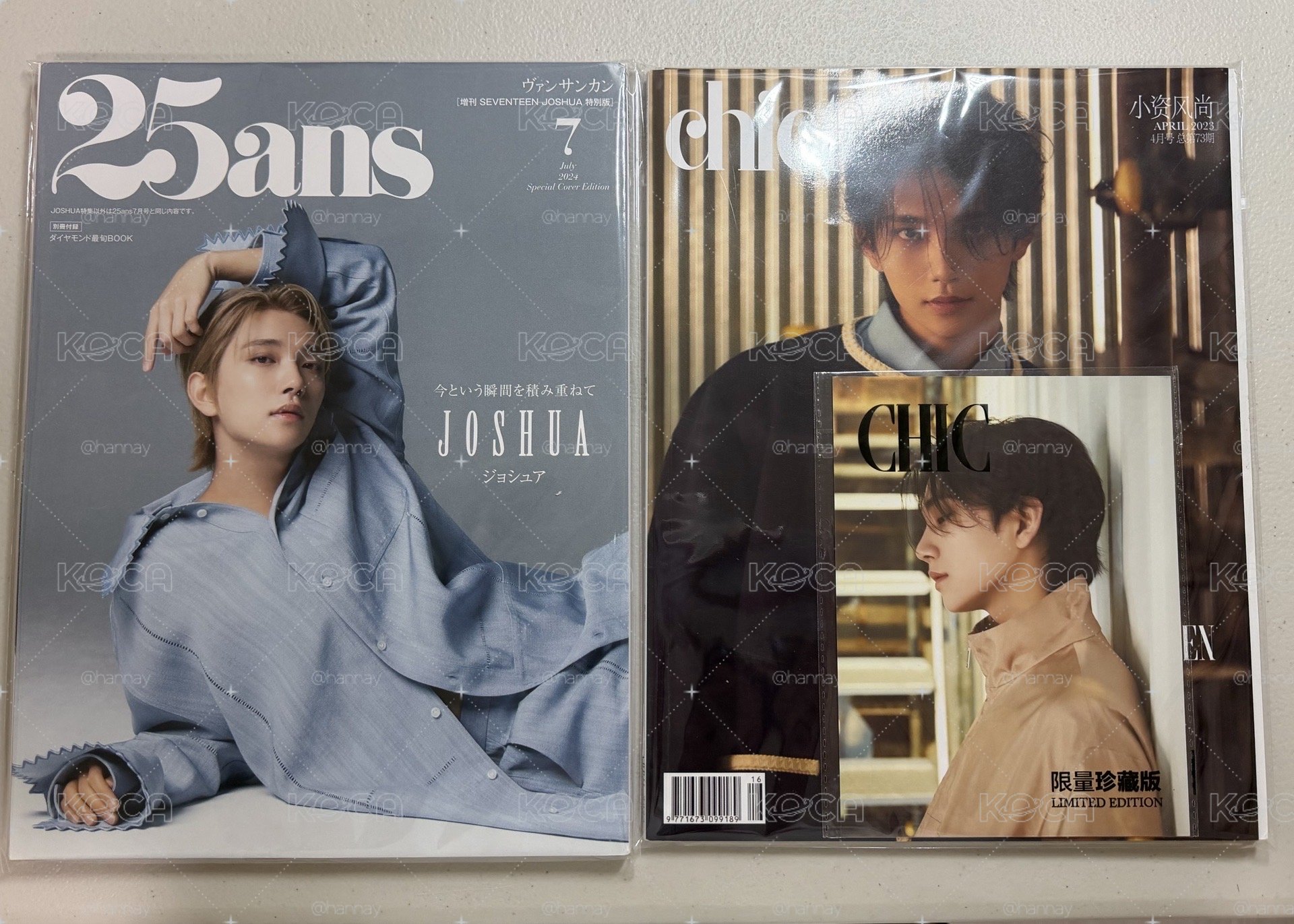 SEVENTEEN Joshua 雜誌