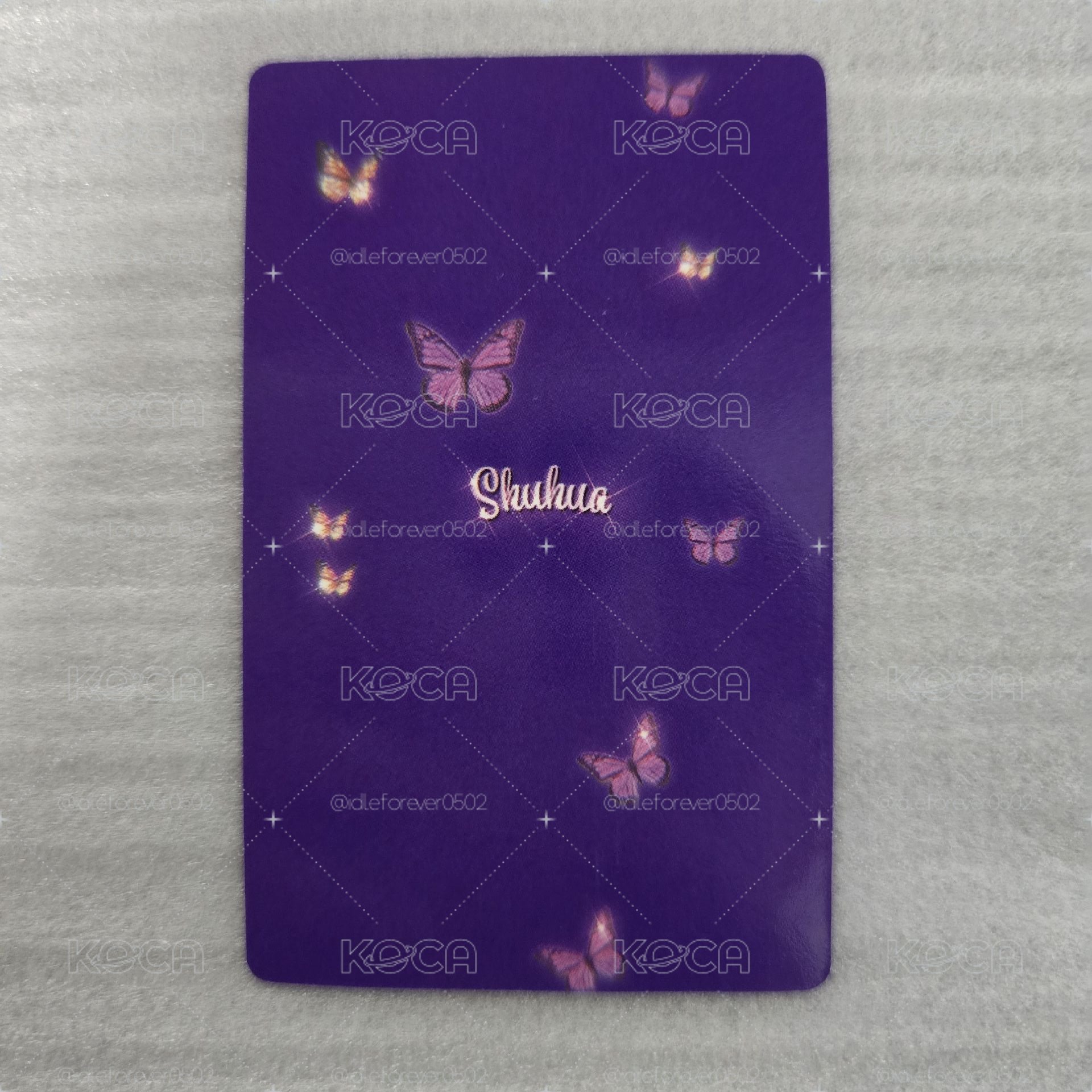 i-dle 代言 LIPHOP 代言卡 舒華
