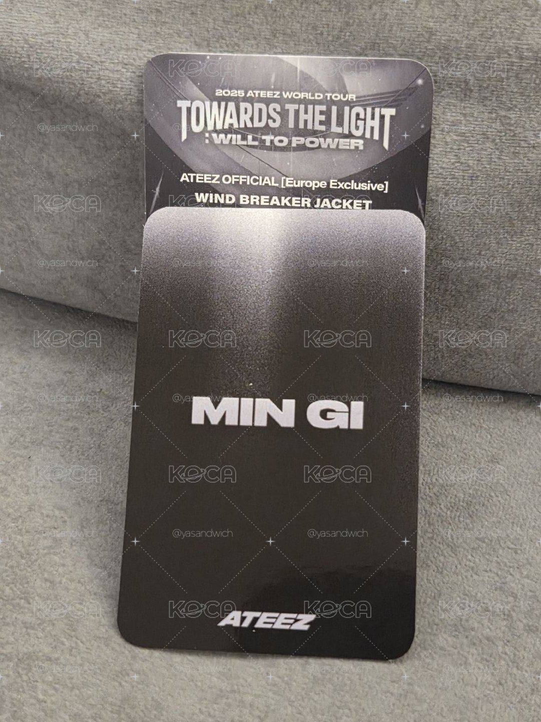 Towards the Light EU 周邊卡 WIND BREAKER JACKET - MINGI