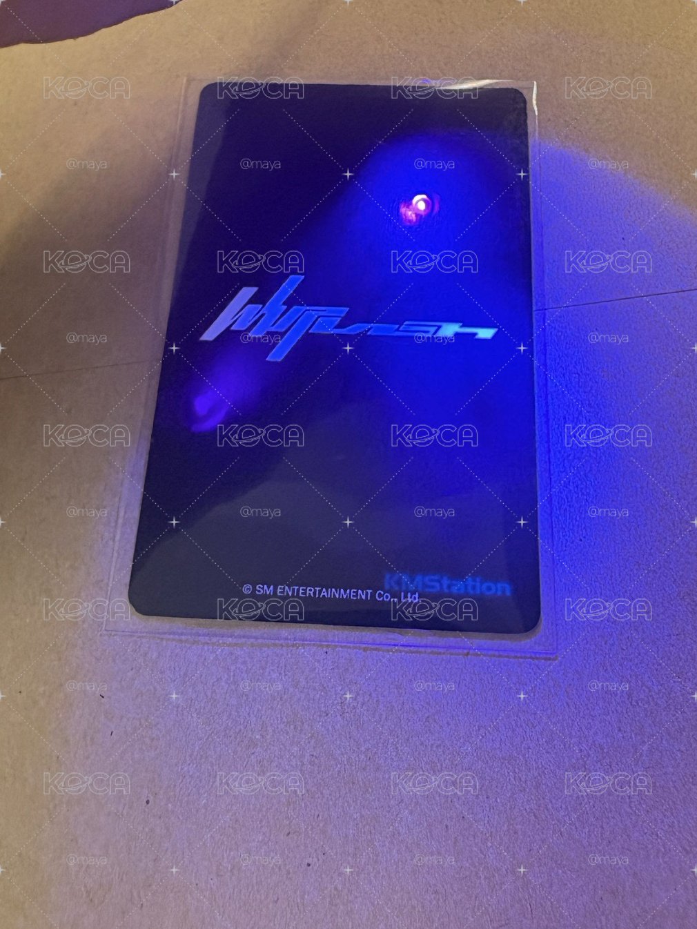 aespa 劉知珉 Karina mini5  KMS柚 簽售柚  有防偽標