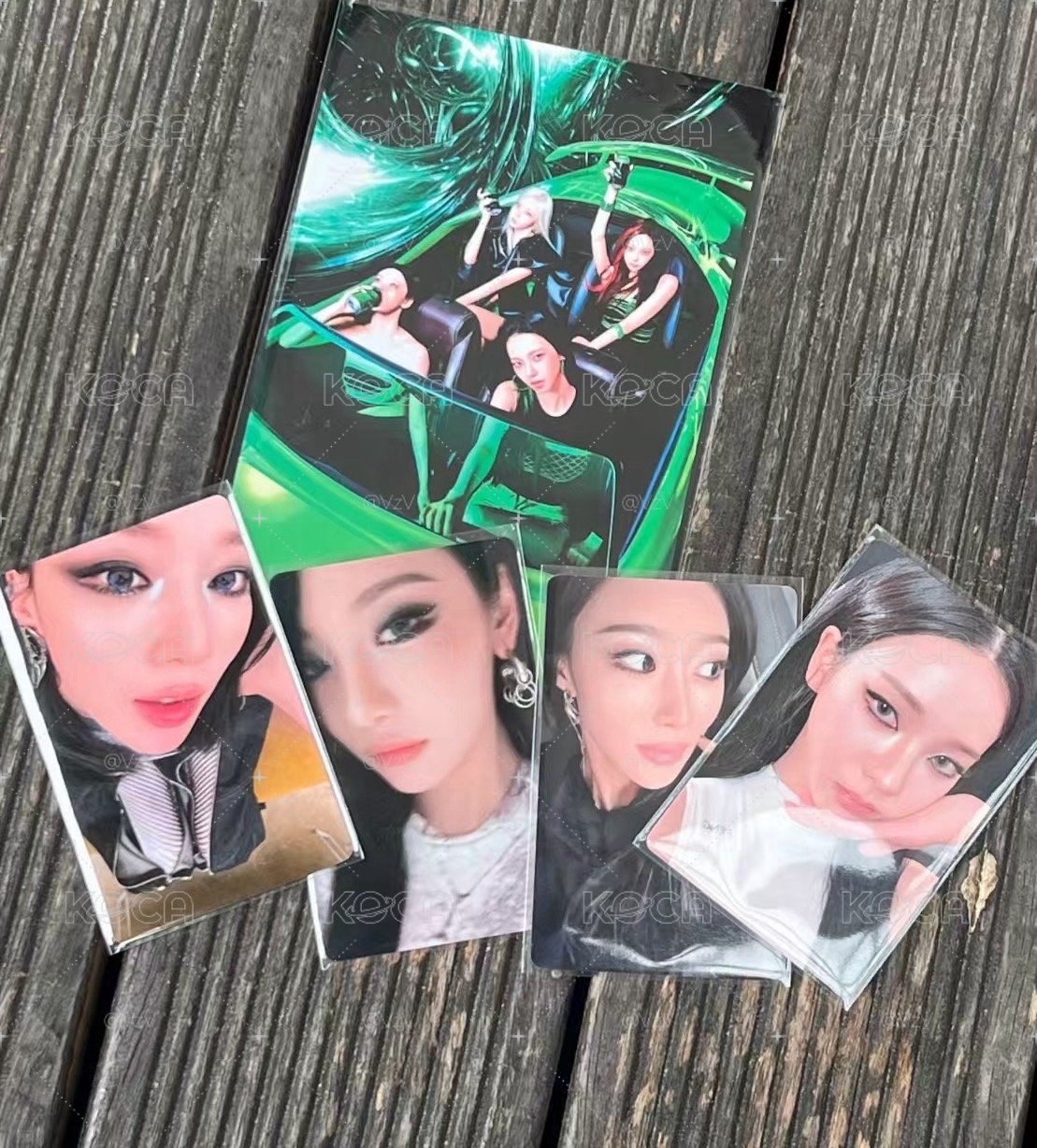 一套四張 預購 LEMONADE QQ音樂 線下 特典卡 痛樓柚