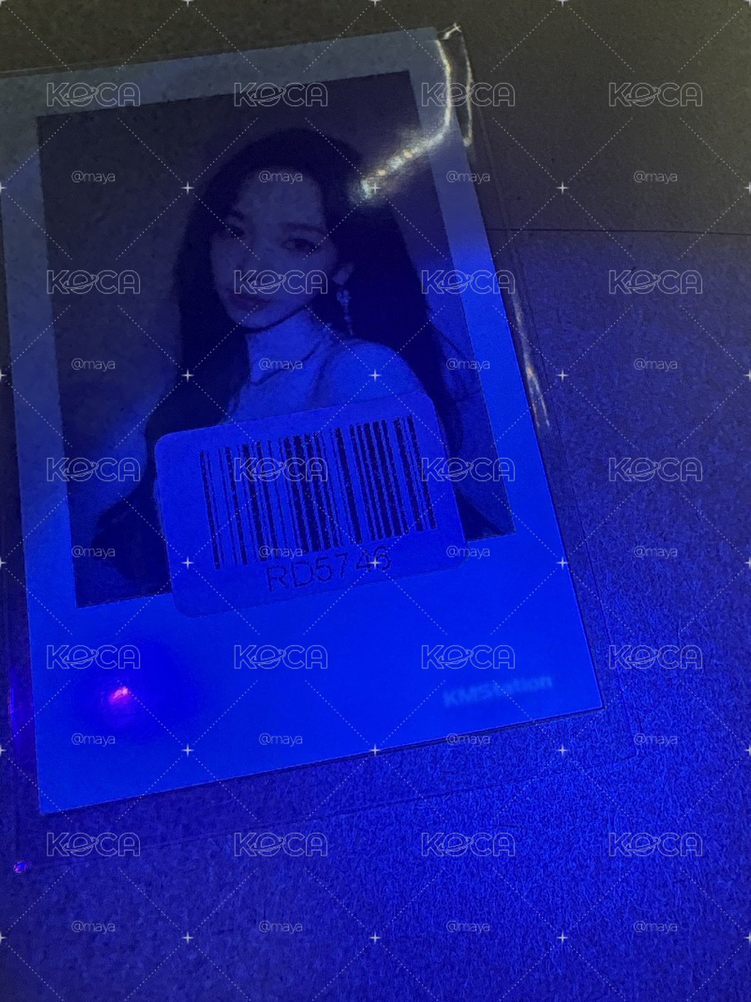 aespa 劉知珉 Karina KMS4.0幸運小卡 柚 KMS柚 拍立得柚  有防偽標