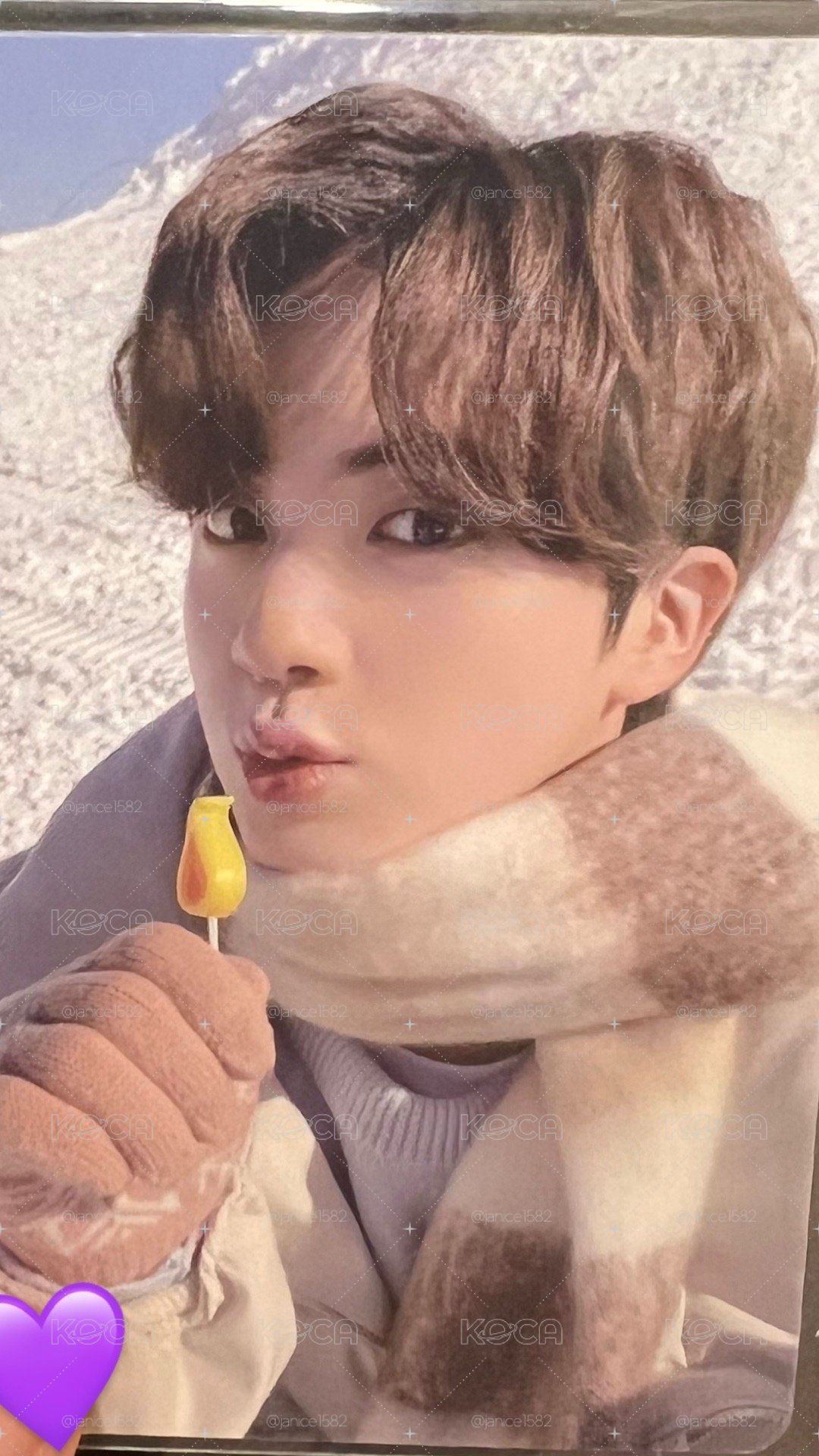 BTS冬寫珍小卡及冬寫組