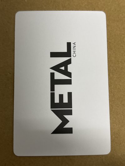 Metal 雜誌卡 METAL 雜誌固配小卡冬