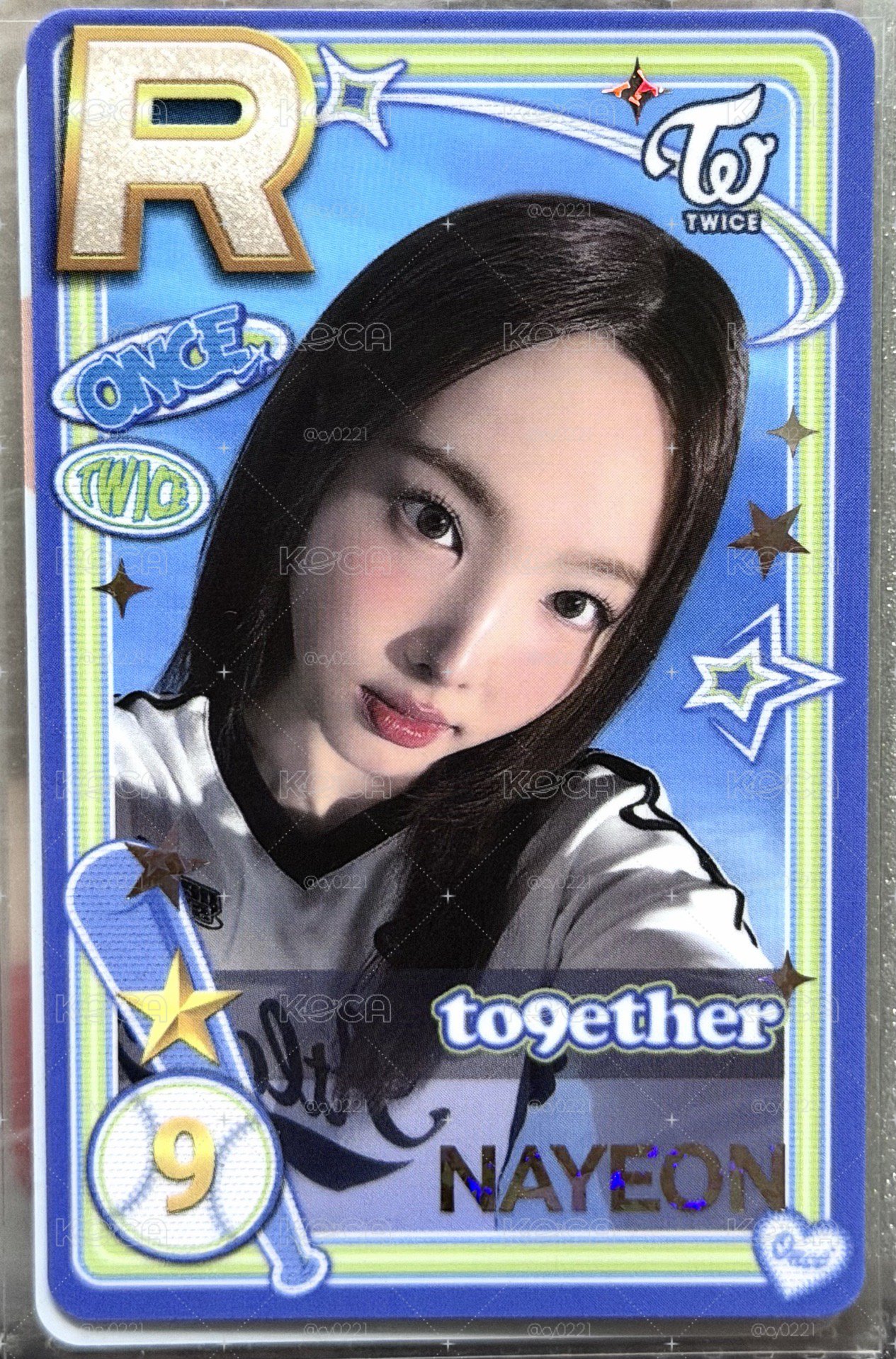 娜璉棒球遊戲卡pvc 