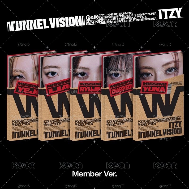 ITZY TNVS單封 未拆專