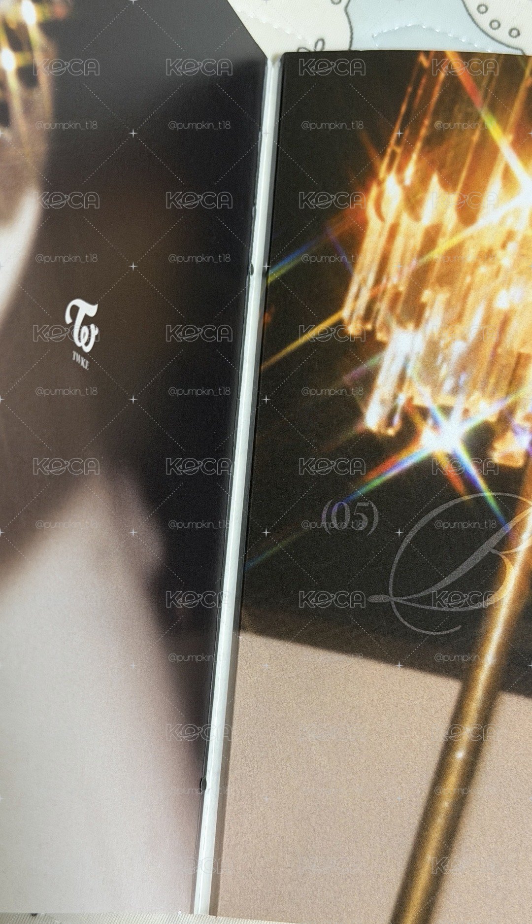 TWICE 迷13 黑版全專已拆 配置如圖