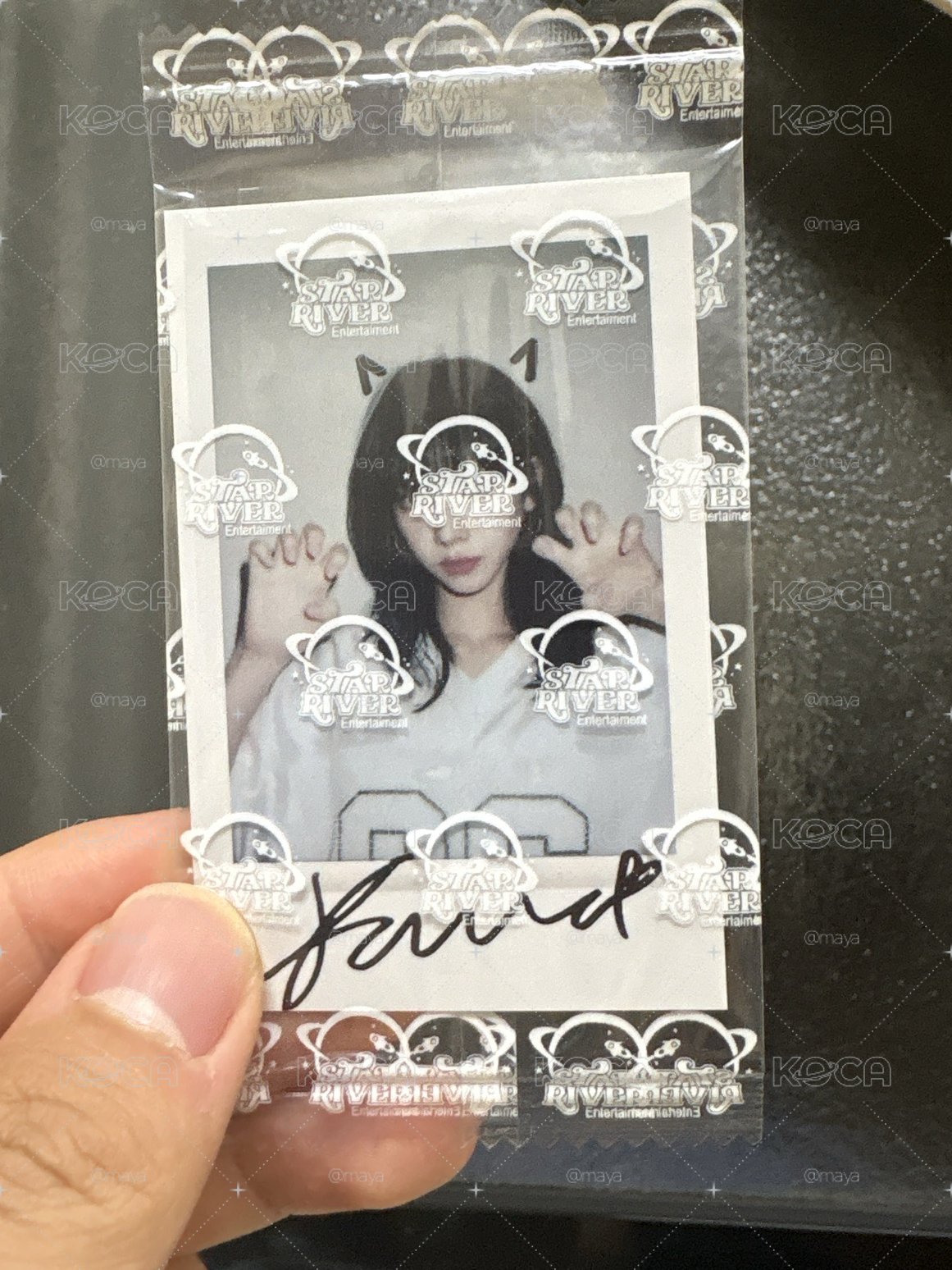  原袋 拍立得柚 aespa karina  貓爪拍立得 正規一sr1.0特典 未拆