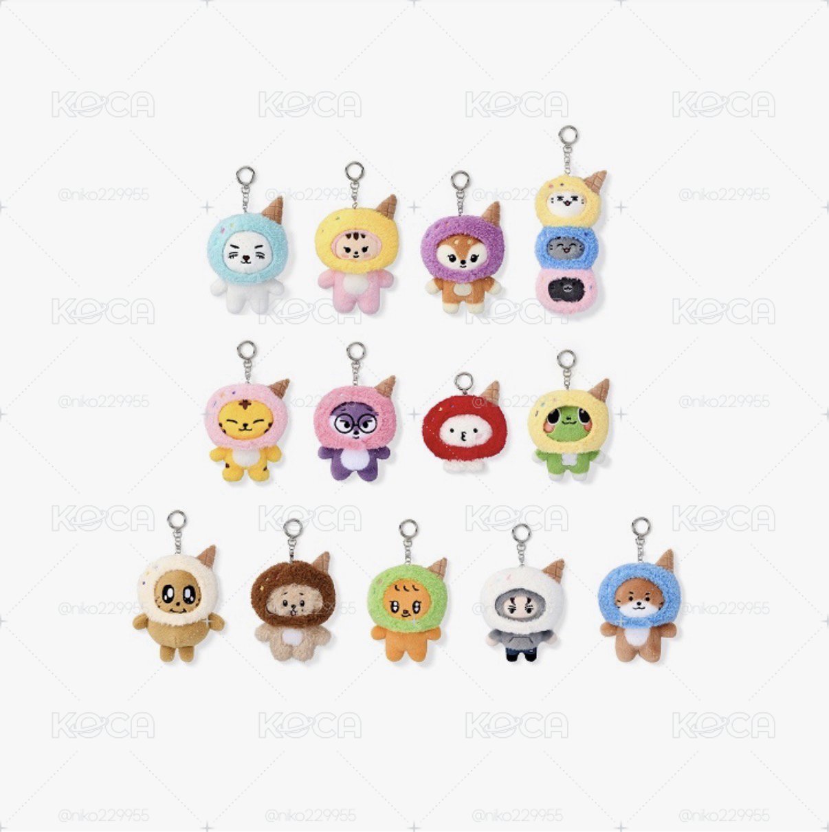 現貨 SEVENTEEN MINITEEN 夏日冰淇淋 頭套娃
